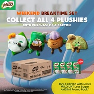 (LIMITED EDITION) Milo UHT 20x125ml Less Sugar Cluster Pack with 1 plushie and 1 bag