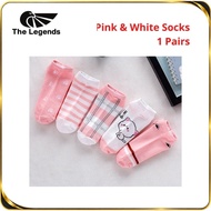 Cartoon Socks Women Socks Men Cartoon Stokin Perempuan Stokin Lelaki 1 Pair TLG