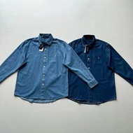 Polo Ralph Lauren水洗牛仔復古襯衫 男女同款 Polo Ralph Lauren 長袖牛仔衫