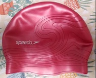 Speedo成人矽膠防水泳帽