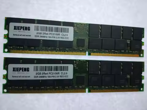 RAM 2GB DDR 333MHz PC-2700 REG 4G DDR 266 PC2100 184p ECC Registered Memory for Sun Fire V20z V215 V