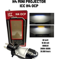 H4 MINI PROJI ICC H4 OCP BY AES 60 WATT 10-80 MOTORCYCLE AND CAR LIGHTVOLT H4 SOCKET