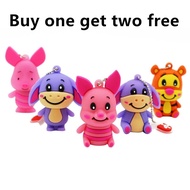2TB U disk BlackRock USB flash drive lovely tiger donkey 8g 16g 32g 64g 128G 512g doll creative busi