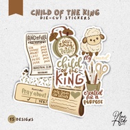 15 ps. Child of the King Faith stickers Bible Journaling Missionary| PaperAce