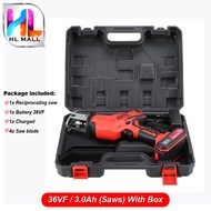 HL MALL 12V / 36VF Cordless Impact Drill Set +2 Lithium battery / Reciprocating Saws with Rechargeab