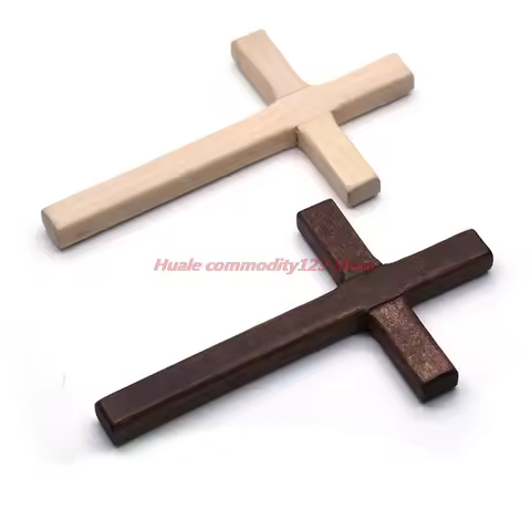 Wooden Cross Ornaments Christ Wall Hanging Table Cross for Home Altar Chapel Church Decoration Chris