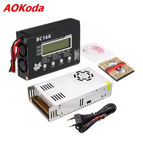 AOK BC168 1-6S 8A 200W 8000mA Current LCD Intellective Display Balance Charge/Discharge Lipo/Lithium