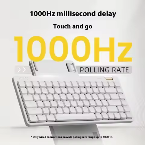 Lofree Flow Lite Tri-mode Mechanical Keyboard 2.4G Bluetooth&Wired Gasket POM Switch Mount Volume Ro