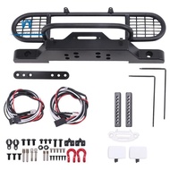 for TRX4 Metal Front Camel Trophy Bumper with Light for 1/10 RC Crawler Car  TRX4 -4
