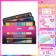 Master Art สีไม้ ดินสอสีไม้ แท่งยาว 124 สี รุ่นใหม่ จำนวน 1 กล่อง