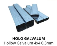 Hollow Galvalume / Hollow plafon Baja Ringan 0,3mm / panjang 4m - 2x4