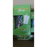 Assorted 450ml glass cups