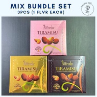 Alfredo Cheese Tiramisu Almond Chocolate 65g - Almond Milk White Dark Choc - Coklat HALAL