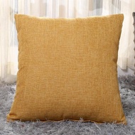 40x40 45x45 50x50 55x55 large home sofa decoration linen cushion cover solid color pillow cover