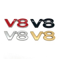 1 x Metal V8 Logo Car Auto Motorcycle Sticker Badge Decal V8 Emblem Sticker