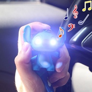 Stitch Anime Figure Doll Keychain Luminous Sound Iloveyou Keychain Doll Cartoon Gift Keychain H8w8