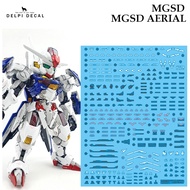 [DELPI DECAL] 592 MGSD AERIAL GUNDAM WATER SLIDE DECAL