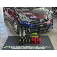 Adjustable Ftuned X Series Perodua Myvi G1 G2 hi low soft hard bodyshift 30 step.