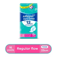 Whisper Regular Protect 16 Sanitary Pads with Wings for Regular Flow 23cm