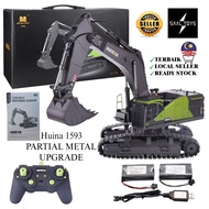 Fast Shipping Huina 1593 1/14 RC Excavator Construction Toy 22 Channel Huina 1593 Remote Control