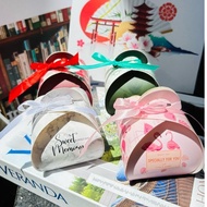 SAVE THE DATE wedding guest gift with tag + string