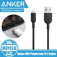 Anker Phone Charger 18W Cable, PowerLine II L Cable  MF i Certified