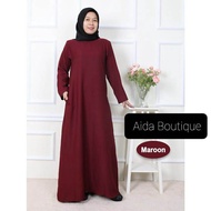 Jubah muslimah Como crape
