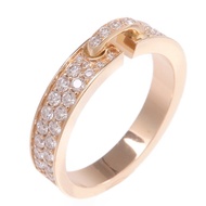 Chaumet 18K玫瑰金Liens Evidence Ring鑽石戒指Chaumet#47/US#4.25