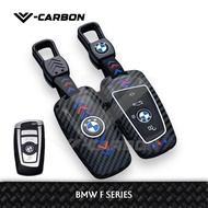 V-Carbon ABS Key Cover Casing Kunci bmw F Series F01 / F10 / F30