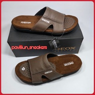 Sandal pria kulit / sandal geox pria kulit lembut / Sandal selop / sandal santai dan formal