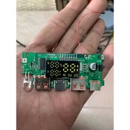 Box sạc dự phòng mica trong suốt pin 21700 mạch sạc nhanh 22.5w cảm biến nhiệt NTC IP5356