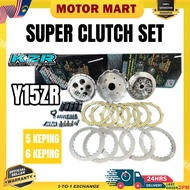 ORIGINAL KZR RACING HYPER SUPER CLUTCH COMPLETE SET Y15 ZR Y15ZR 5PLATE 6PLATE
