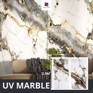 Marble Panel PVC Wall Decoration Marble Pattern UV Marble Sheet 122CMx2.9M