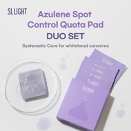 [SLLIGHT Official Store] Azulene Spot Control Quota Pad 28ea (14ea X 2), For Sebum And Hydration Car