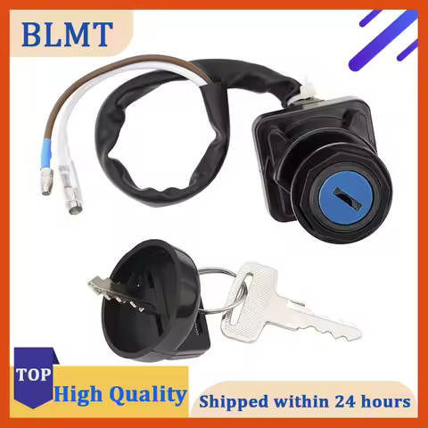 Motorcycle Ignition Key Switch Electric Door Lock For Kawasaki Bayou 300 KLF300B KLF300C 400 KLF400B