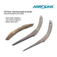 DIY Tatar Bow Siyah dan Handle for 35-45lbs