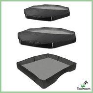 [ Puppy Playpen Cover with Adjustable Half Mesh Heavy Duty Dog Playpen Cover