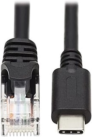 Tripp Lite USB-C to RJ45 Serial Rollover Cable (M/M), Connect to Cisco Modem/Router/Serial-Based Dev