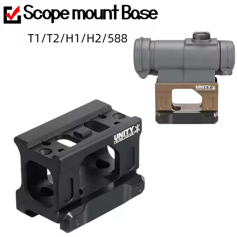 New YR271 UNITY Fast Riser Mount For Tactical Airsoft T2 ROMEO5 Red Dot Sight Scope DANIEL DEFENSE U