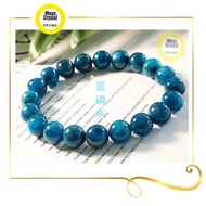 Muse Crystal 100% Natural Blue Apatite Crystal Straw Natural Premium Blue Apatite Bracelet Gemstone 
