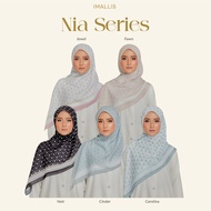SG READY STOCK| IMALLIS Nia Series 47" 50" square hijab tudung bawal premium cotton voile tudung fazura