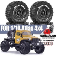 1.9 inch Crawler Tires and 1.9 Beadlock Wheels Set for Axial SCX10 II III Trxs TRX-4 Redcat Gen8 Gen