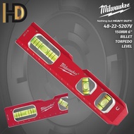 Milwaukee Billet Torpedo Level / Milwaukee Magnetic Water Level / 150MM Water Level / 48-22-5207V / Milwaukee Hand Tool