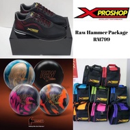 Bowling Package - Hammer Raw - Xtech Shoe - Xtech 1 Ball tote - X Proshop - X Pro Shop - XPROSHOP