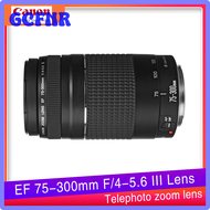 GCFNR Canon 75-300 Lens Ef 75-300Mm F/4-5.6 Iii Tele Lenzen Voor Canon 550D 600D 700D 750D 760D 1300D 60D 70D 80D 6D T6 T3i T5i GXDHE