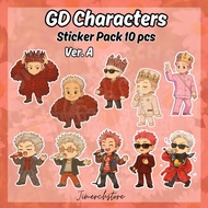 GD GDRAGON BIGBANG Daisy Zoa Characters STICKER contains 10 pcs STICKER Pack set