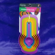 measuring cup colourful cawan penyukat sukatan cawan warna warni cantik