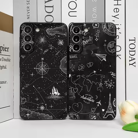 Fashion Planes World Map Travel Phone Case for Google Pixel 9A 8A 7A 6A 6 7PRO 8 9 Pro XL 5G Shockpr