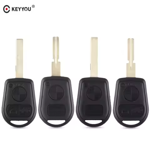 KEYYOU 2/3 Buttons Remote Car Key Shell Case For BMW E31 E32 E34 E36 E38 E39 E46 Z3 Z4