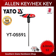 YATO T-Handle Allen Key Hex Key with Ball 6mm YT-05591